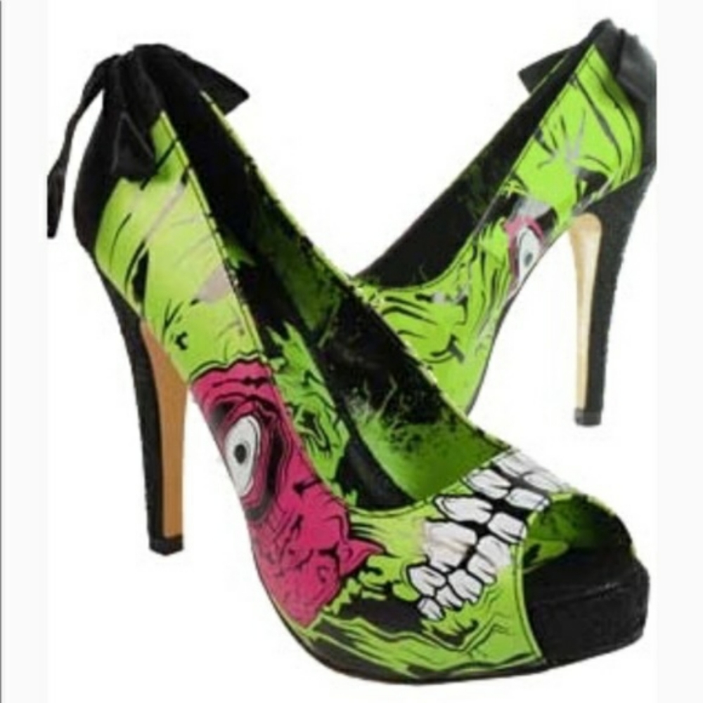 Iron Fist Zombie Stomper Heels Size 7 EU 37